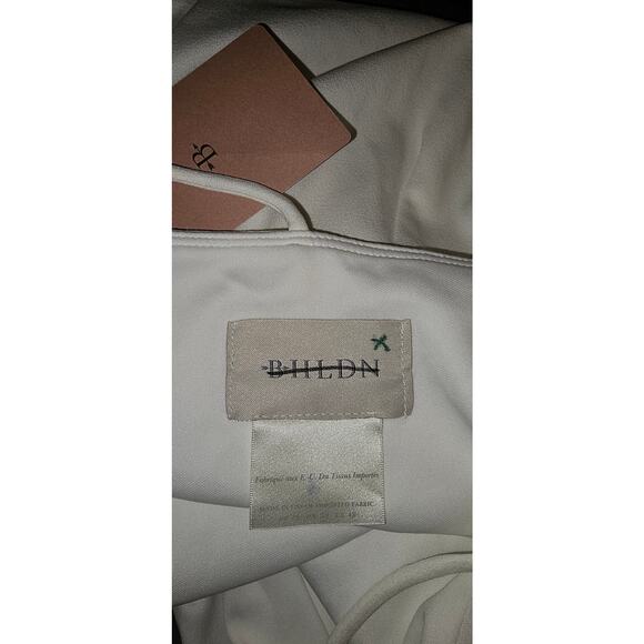 NWT Anthropologie BHLDN Caron Crepe Midi Dress SIZE 16 Ivory - Off White Tulip - Picture 7 of 7